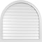 Ekena Millwork Round Top Surface Mount PVC Gable Vent: Functional, w/ 2"W x 2"P Brickmould Sill Frame, 36"W x 36"H GVPRT36X3603SF - alternate 1